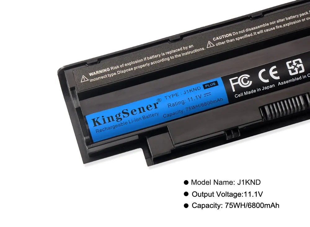KingSener J1KND Laptop Battery for DELL Inspiron N4010 N3010 N3110 N4050 N4110 N5010 N5010D N5110 N7010 N7110