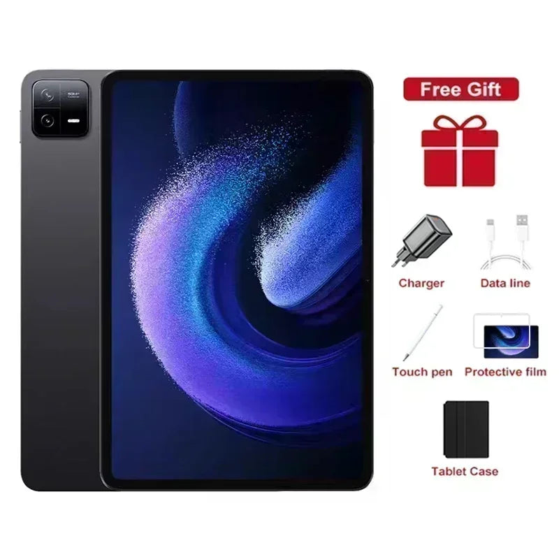 2024 NEW Original Pad 6 PRO Tablet Android 13 16GB 1T 11 Inch 10000mAh 5G Dual SIM Phone Call GPS Bluetooth WiFi WPS Tablet