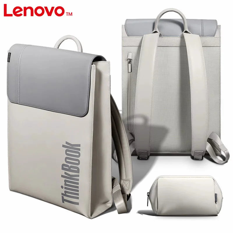 Lenovo Original ThinkBook Backpack TB530-B 15.6-inch Large Capacity Laptop Bag 16 Inches Thinkplus Fashion Geometry Backpack