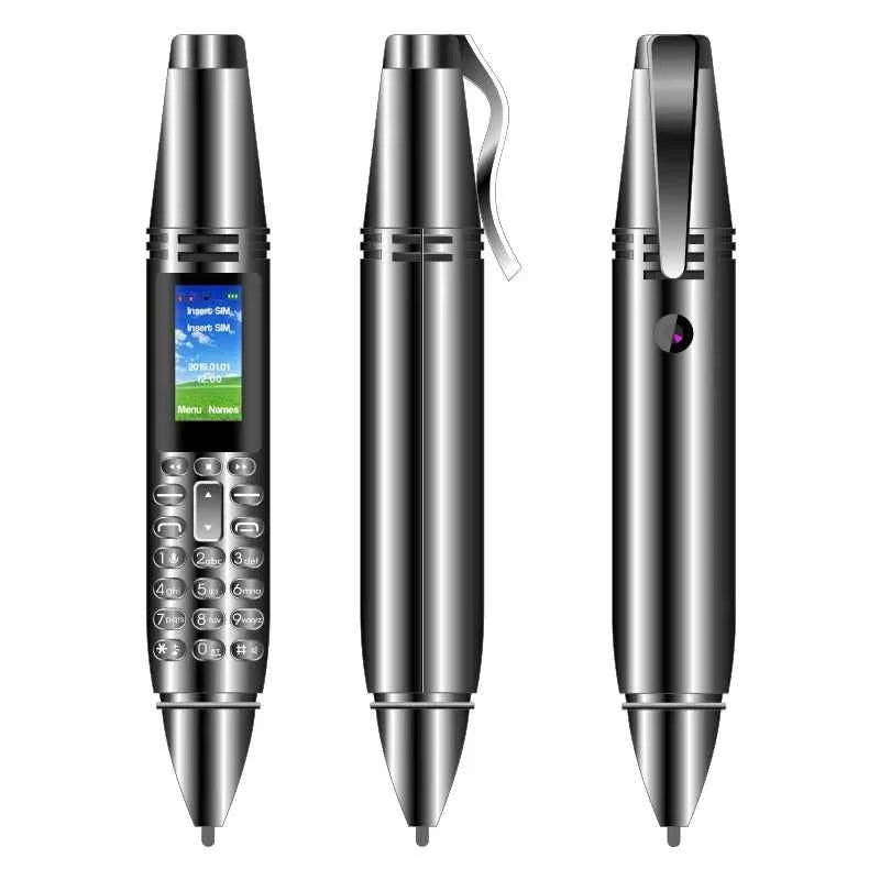 UNIWA AK007 Mini Pen Phone – 2G GSM, Dual SIM, 0.96" OLED, Bluetooth Dialer, FM Radio, Magic Voice