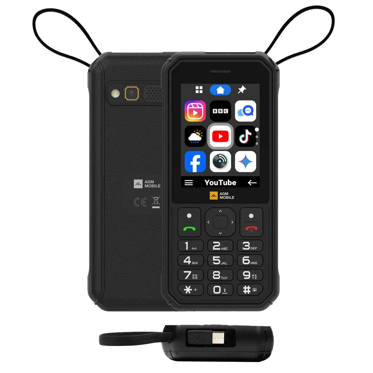 AGM M11 4G Rugged Phone – IP68 Waterproof, 4000mAh, WiFi Hotspot, Reverse Charging, Outdoor Use