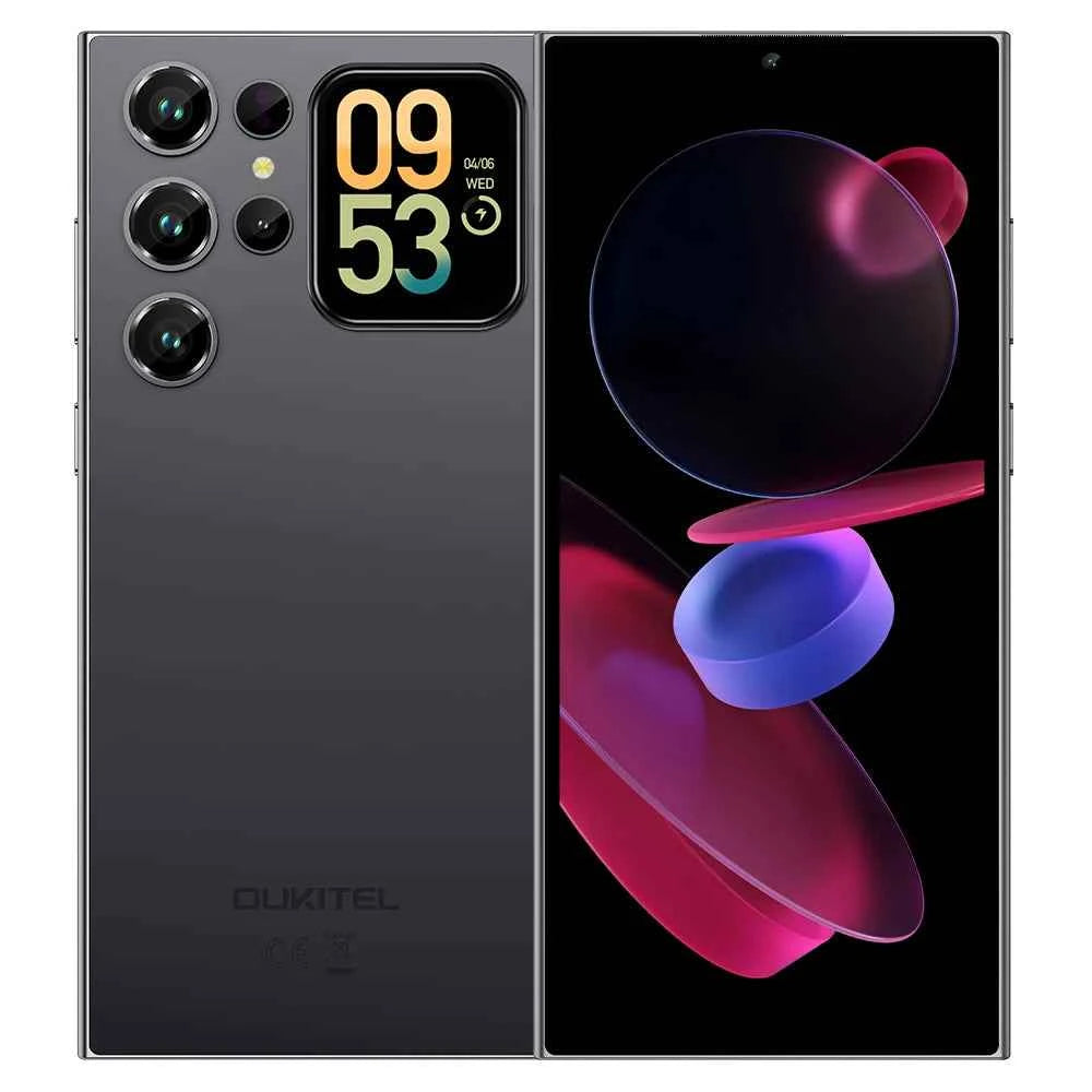 OUKITEL C62 Pro – Android 15, 6.88" HD+, Unisoc T615, 24GB RAM, 256GB, 5150mAh, NFC Smartphone