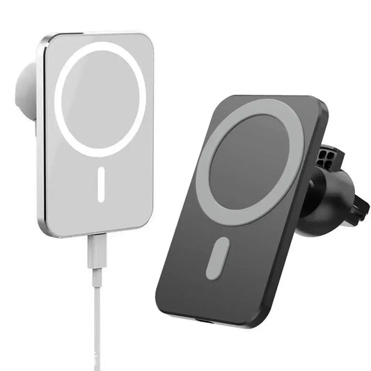 15W Magnetic Wireless Car Charger Mount for iPhone 15 14 13 12 and Xiaomi