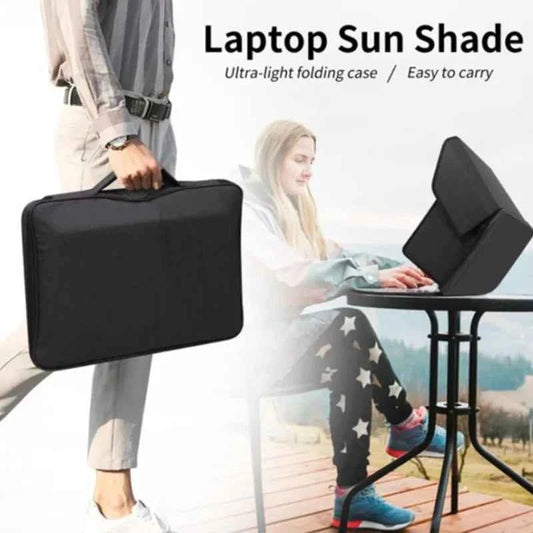 1pcs Outdoor Laptop Sun Shade Computer Privacy Cover Foldable Portable Laptop Protective Case for Outdoor Use