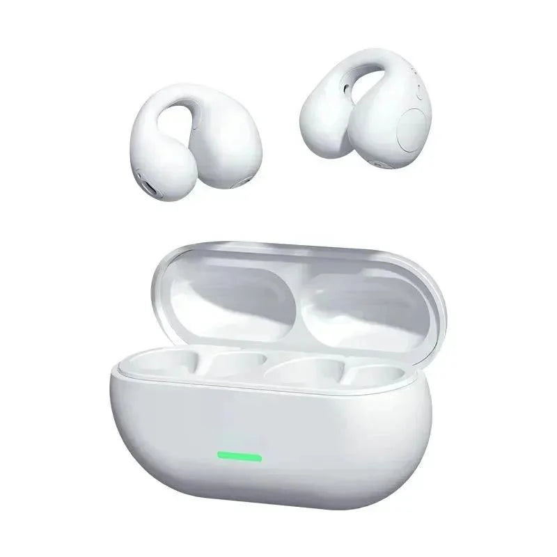 Bone Conduction Ear-Clip Wireless Bluetooth Headphones