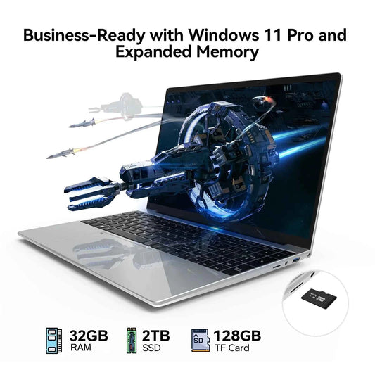 2026 Ultra Slim Gaming Laptop – Intel Core i9 9900, 32GB RAM, 2TB SSD, 15.6" 1080p, Windows 11
