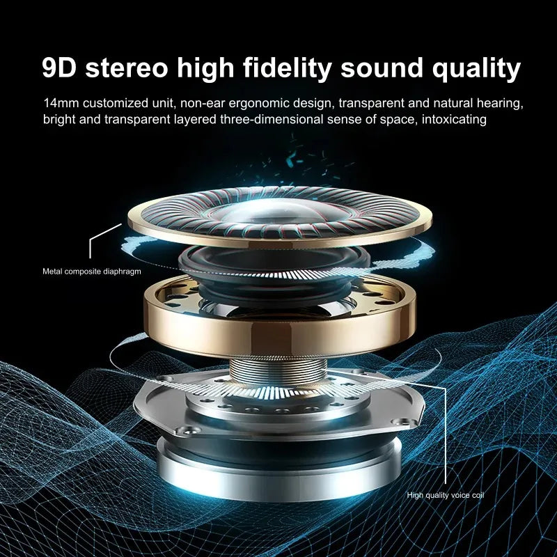 Lenovo A520 Open-Ear Wireless Earbuds with LED Power Display