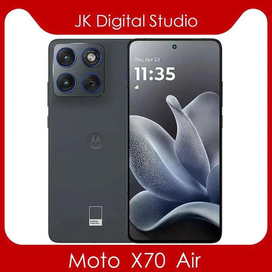 Motorola Moto X70 Air – 6.7" 2712x1220 LED, Snapdragon 7 Gen4, 50MP, Android 16, 4800mAh, 68W Fast Charge
