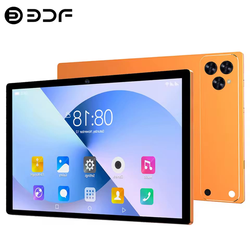BDF i17 10.1" Android Phone Tablet – Octa-Core, 6GB RAM, 128GB ROM, 4G LTE