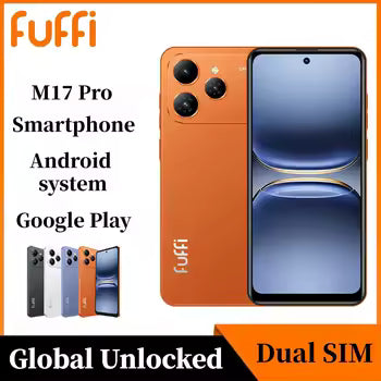 FUFFI M17 Pro Smartphone – Unlocked Android, 6.56" HD Display, Dual SIM, 4G LTE
