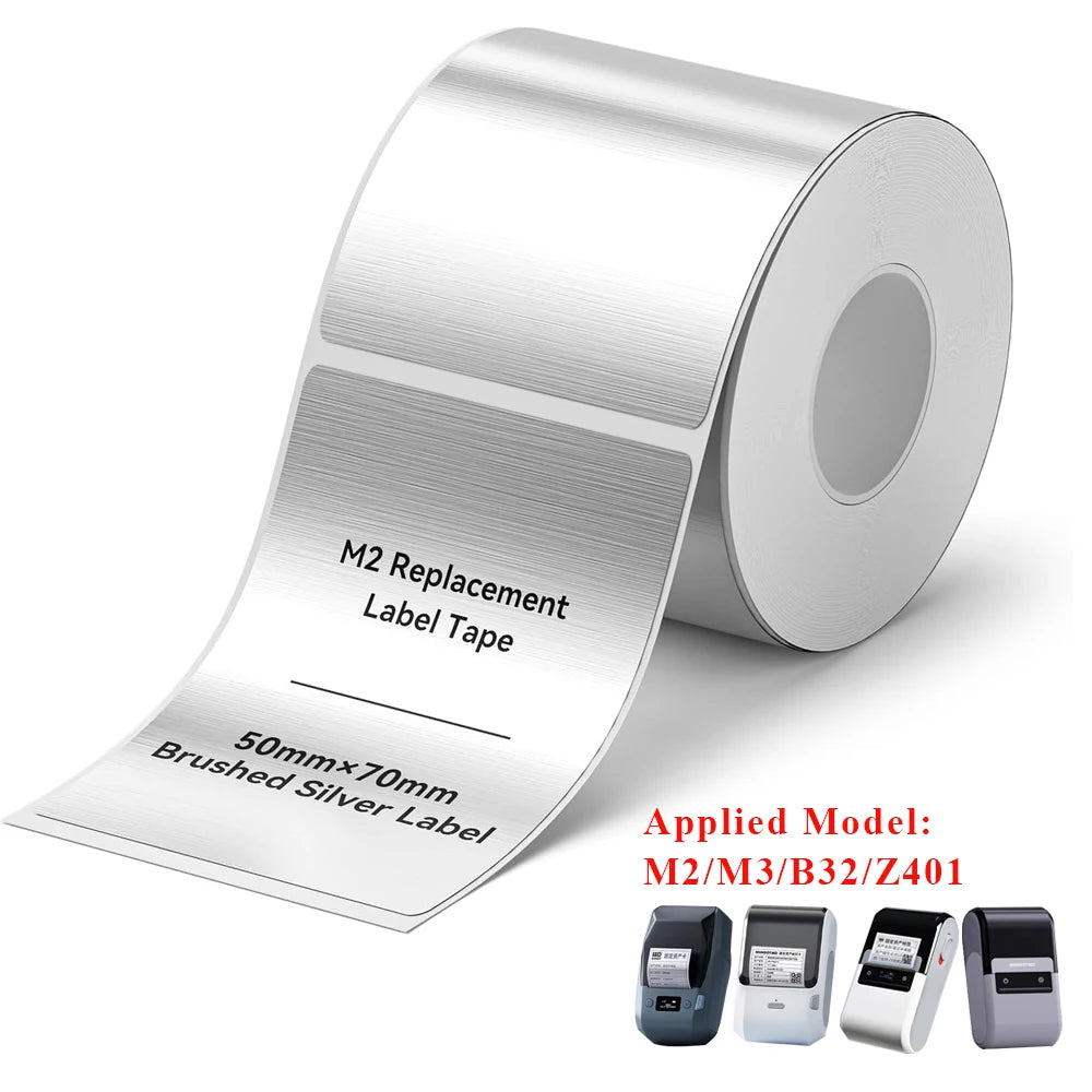 Niimbot M2/M3 Special Carbon Ribbon Label Printer Label Ribbons Barcode Label Maker Outdoor Waterproof Scratch-resistant Tag