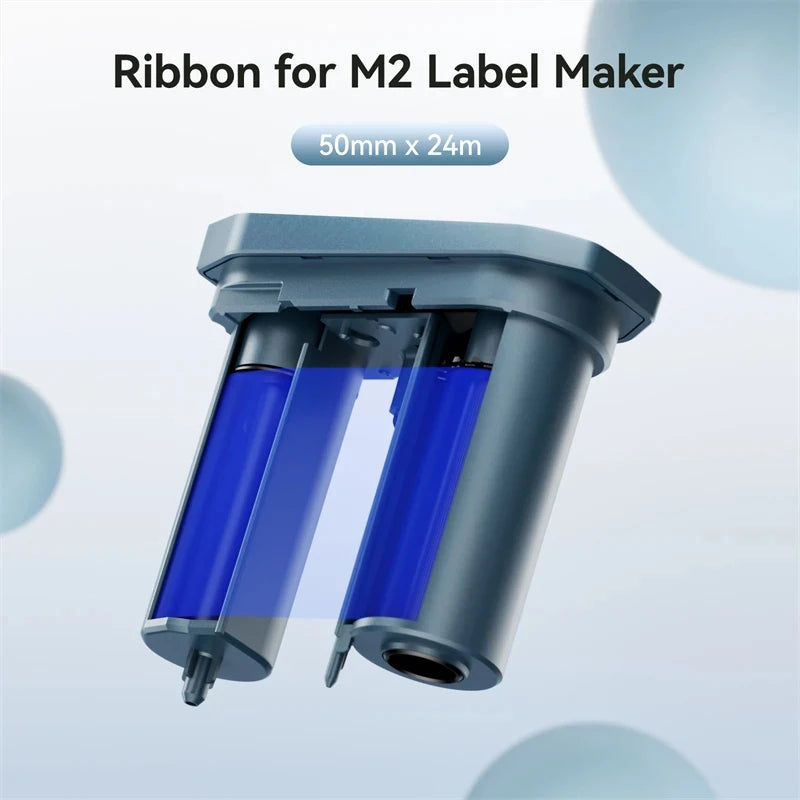 Niimbot M2/M3 Special Carbon Ribbon Label Printer Label Ribbons Barcode Label Maker Outdoor Waterproof Scratch-resistant Tag