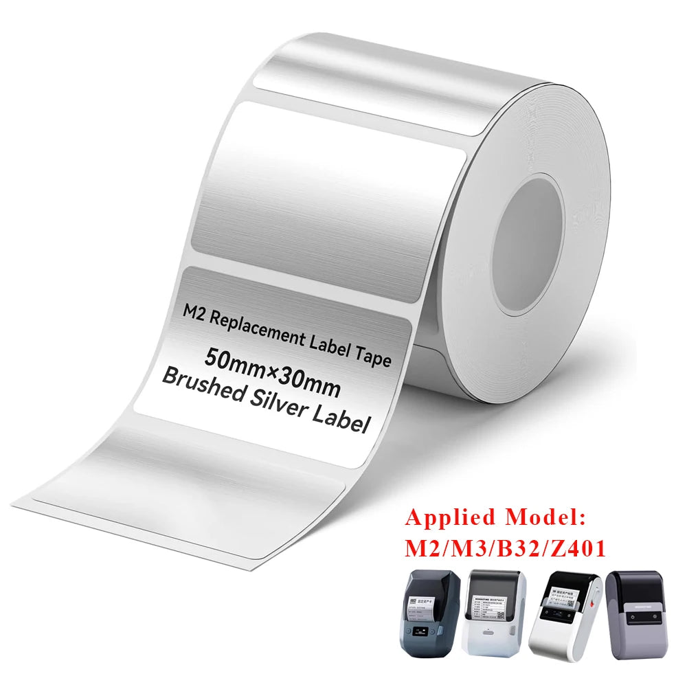Niimbot M2/M3 Special Carbon Ribbon Label Printer Label Ribbons Barcode Label Maker Outdoor Waterproof Scratch-resistant Tag