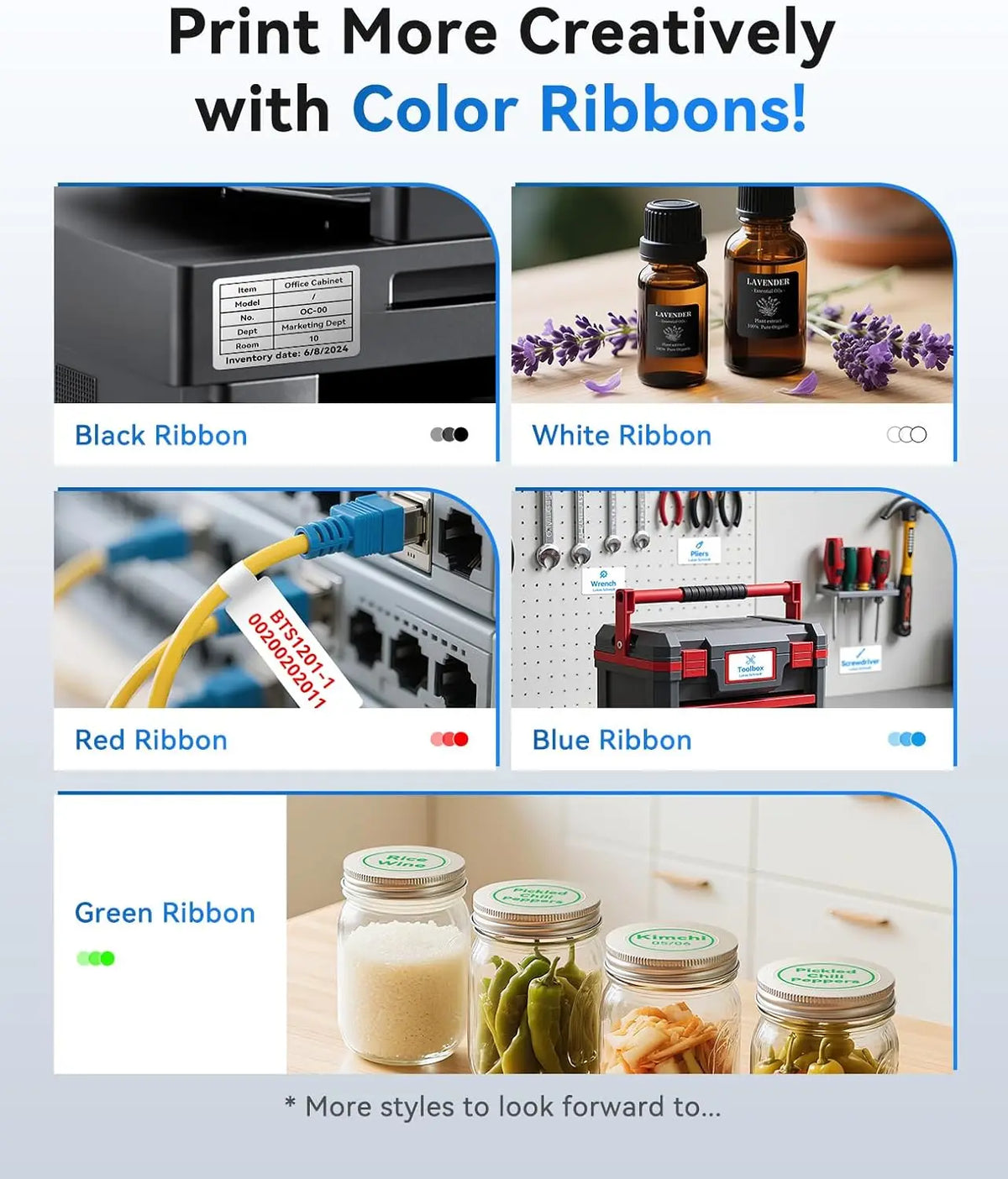 Niimbot M2/M3 Special Carbon Ribbon Label Printer Label Ribbons Barcode Label Maker Outdoor Waterproof Scratch-resistant Tag