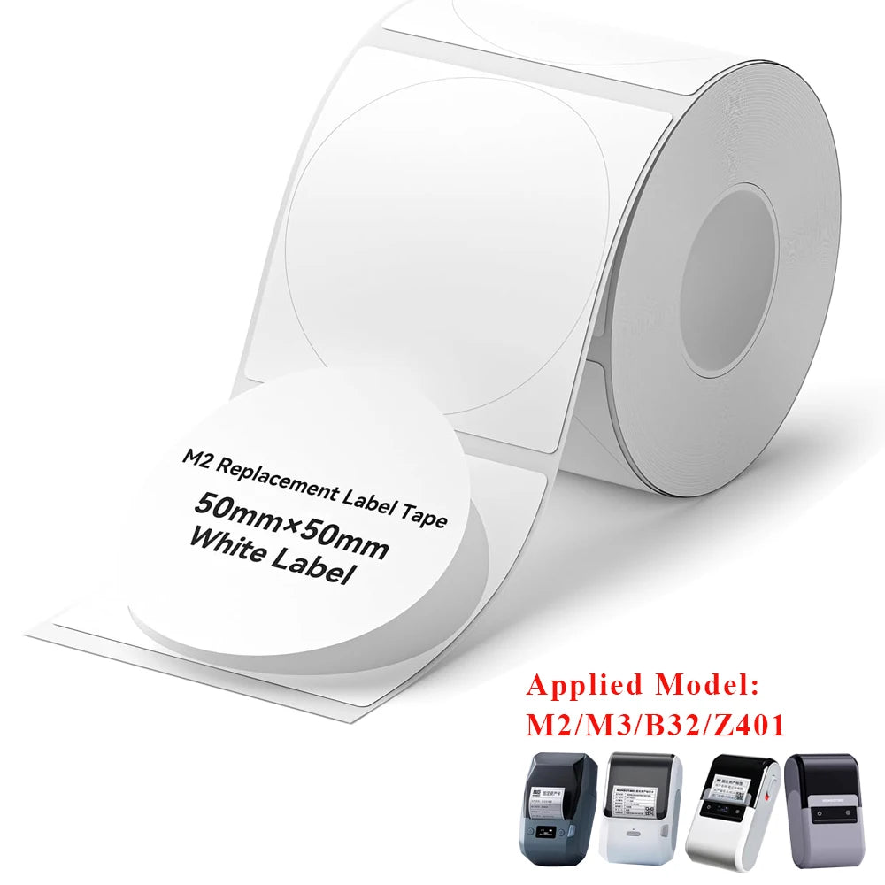 Niimbot M2/M3 Special Carbon Ribbon Label Printer Label Ribbons Barcode Label Maker Outdoor Waterproof Scratch-resistant Tag