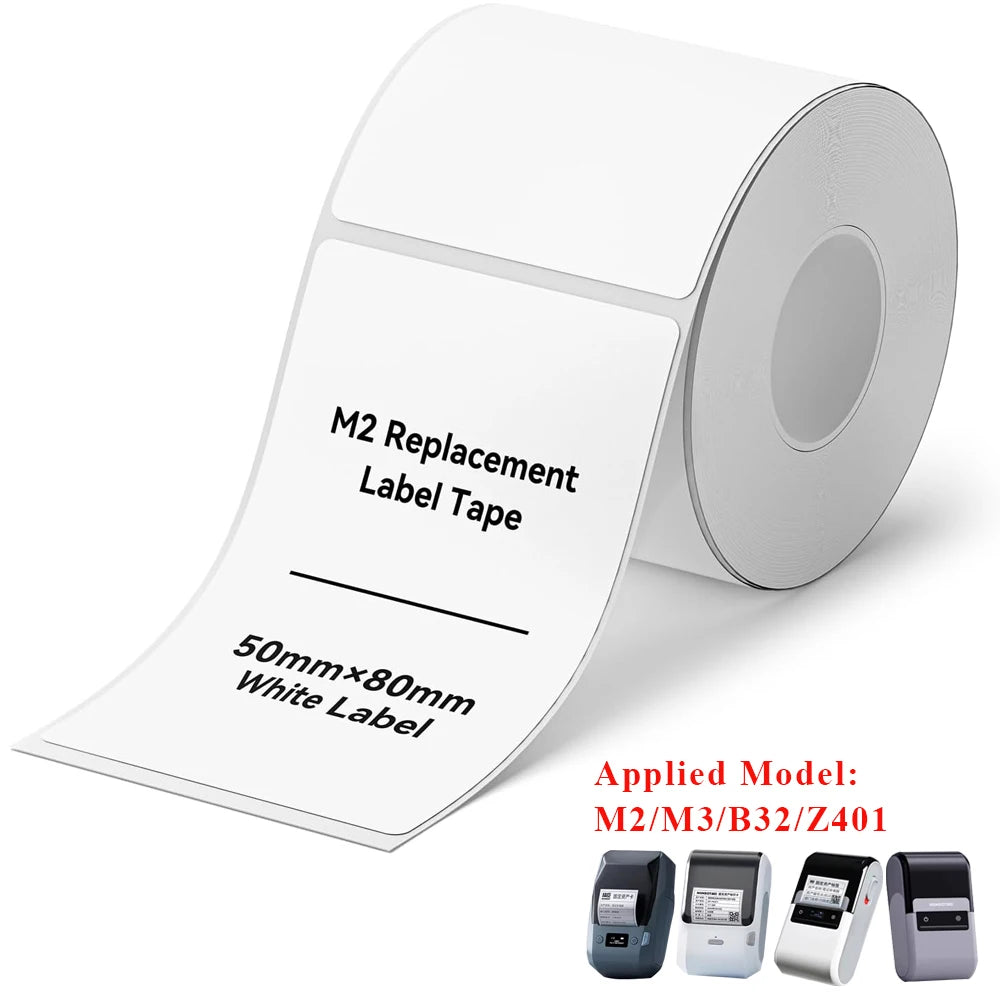 Niimbot M2/M3 Special Carbon Ribbon Label Printer Label Ribbons Barcode Label Maker Outdoor Waterproof Scratch-resistant Tag