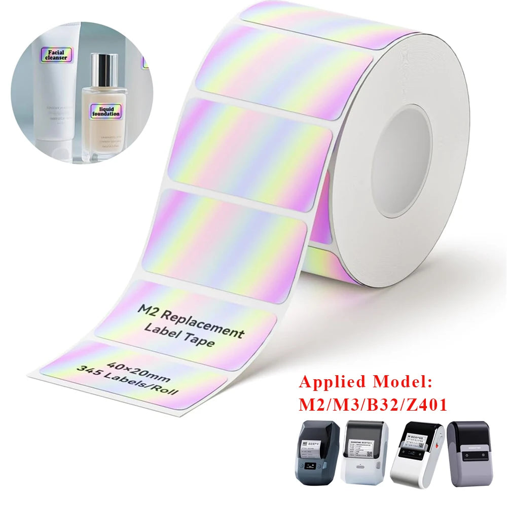Niimbot M2/M3 Special Carbon Ribbon Label Printer Label Ribbons Barcode Label Maker Outdoor Waterproof Scratch-resistant Tag