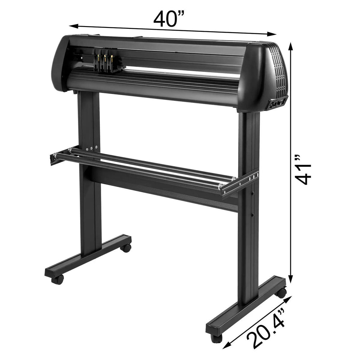 SucceBuy 53/34/28Inch Manual Vinyl Cutter Plotter Machine w/ COMPIM/USB Ports SIGNMASTER for Advertisement Craft Design Cut Etc.