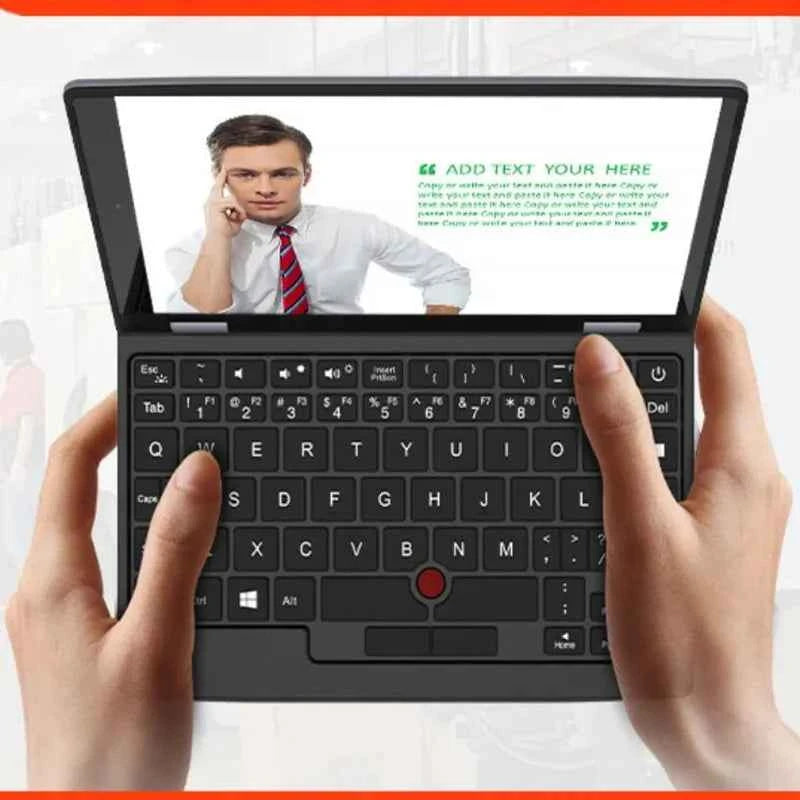 7 Inch Mini Laptop Intel N95 Notebook Touch Screen Portable Netbook Windows 11 Mini PC Micro Computer Bluetooth 4.2 16GB 1TB