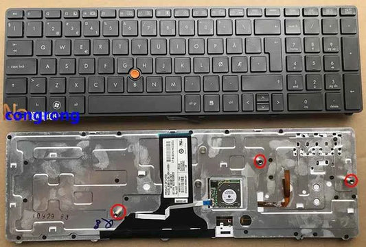 Laptop keyboard For HP EliteBook 8760 8770 8770w Probook 8760W 8560W 8560 8570W with backlight
