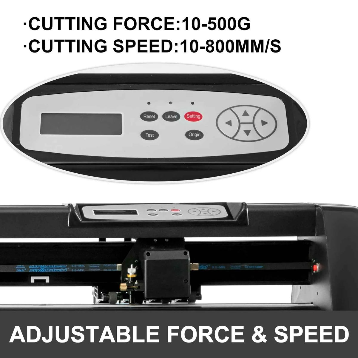 SucceBuy 53/34/28Inch Manual Vinyl Cutter Plotter Machine w/ COMPIM/USB Ports SIGNMASTER for Advertisement Craft Design Cut Etc.