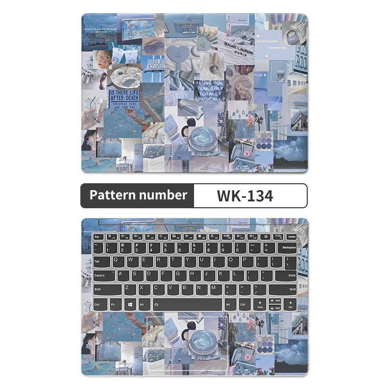Universal Laptop Cover Sticker Skins Notebook Stickers 13.3"14"15.6"17.3" Graffiti Skin Decal for Macbook /Lenovo/Asus//Hp/Acer