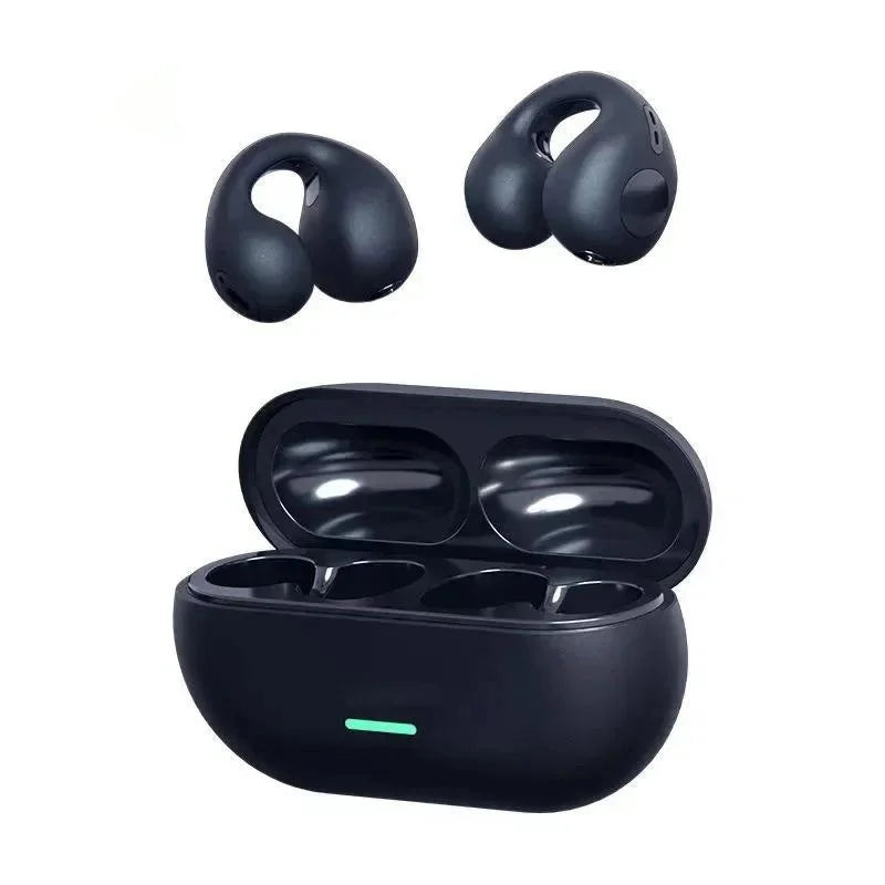 Bone Conduction Ear-Clip Wireless Bluetooth Headphones