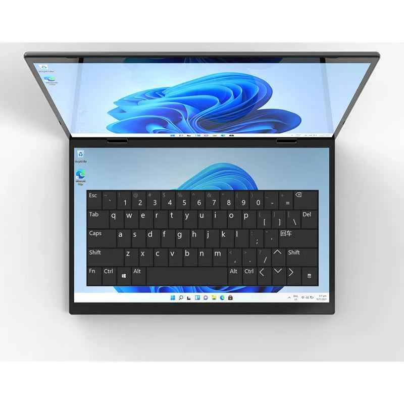 Topton L15 360° YOGA Laptop Intel N95 N100 Dual 10.5 Inch IPS Touch Screen Windows 11 2 in 1 Tablet Notebook Office Mini PC