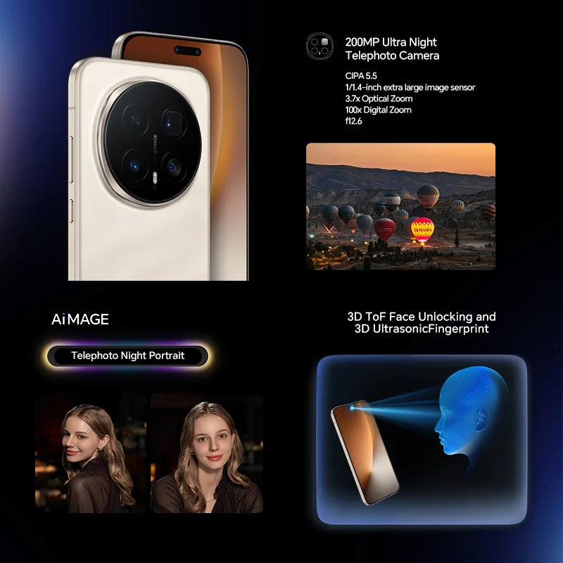 Honor Magic8 Pro 5G Global – 12GB+512GB, 6.71" 120Hz OLED, 200MP Camera, 7100mAh, 100W SuperCharge