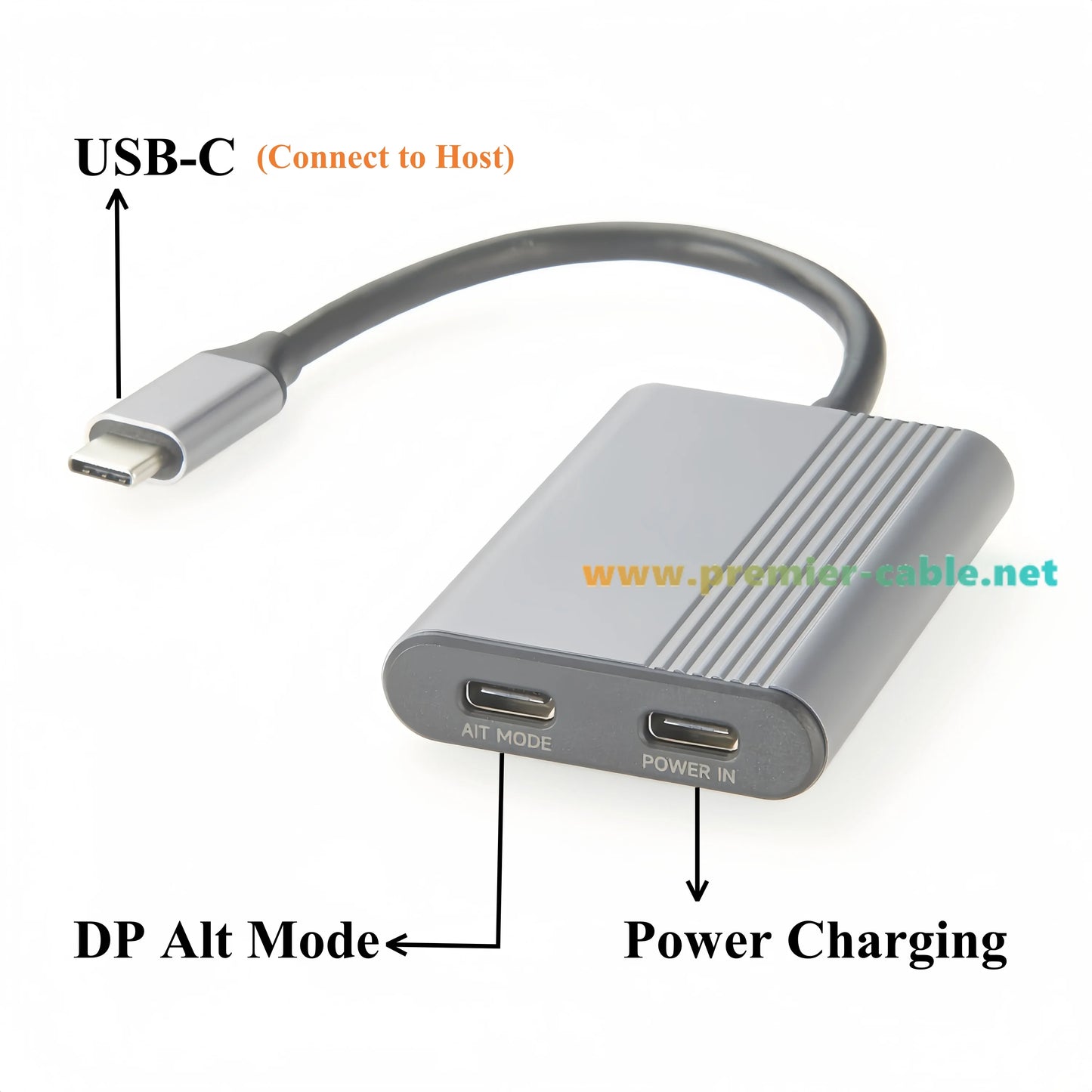 USB-C Hub for AR Smart Glasses – 4K@60Hz DP Output, 100W PD Charging – Switch & Steam Deck Compatible