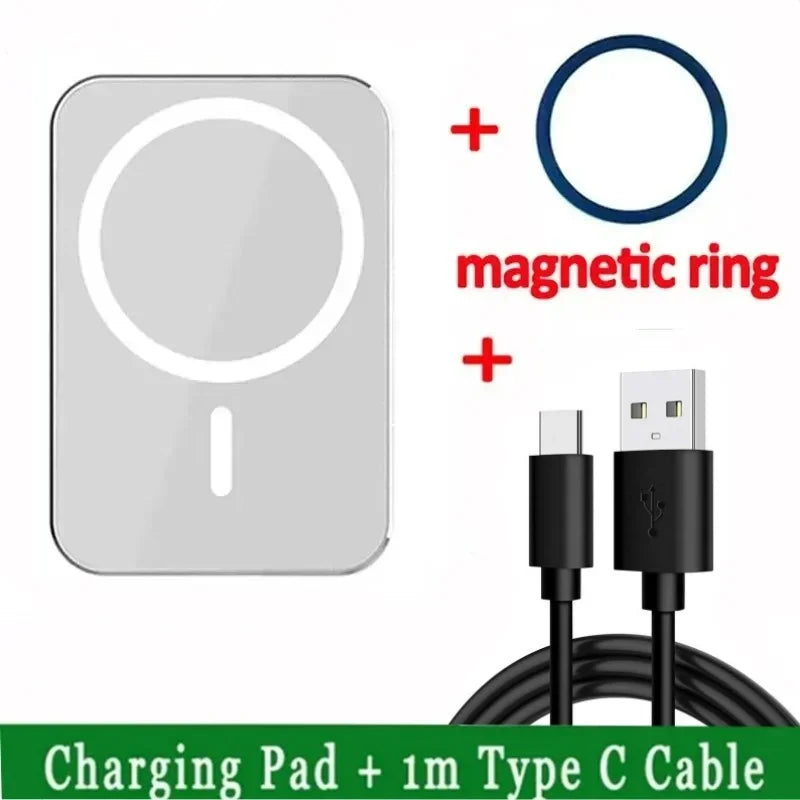 15W Magnetic Wireless Car Charger Mount for iPhone 15 14 13 12 and Xiaomi