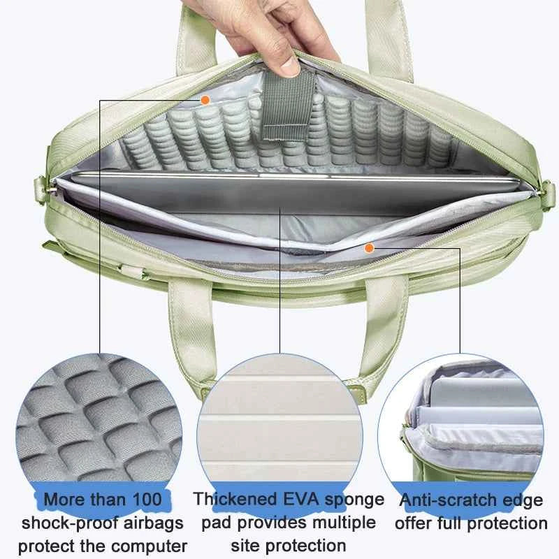 Laptop Shoulder Bag 13.3 14 15.6 inch Notebook Messenger Handbags for MacBook Air Pro 13 15 16" HP Dell Lenovo Asus Acer Surface