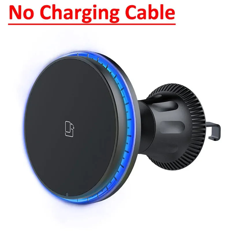 RGB Magnetic Wireless Car Charger for iPhone 12-16 Pro Max