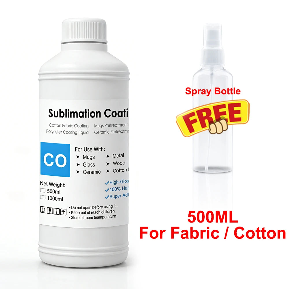 500ML Sublimation Ink DX5 TX800 I3200 I1600 L1800 1390 R1900 L800 XP600 L805 ET-15000 ET-8550 ET-8500 Heat Press Transfer Ink
