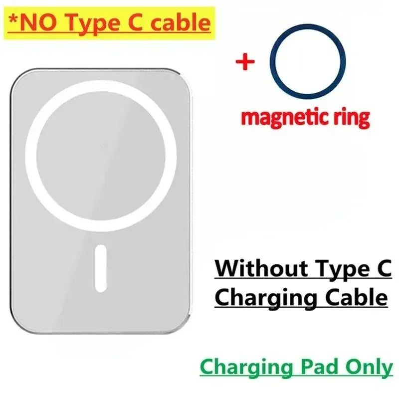15W Magnetic Wireless Car Charger Mount for iPhone 15 14 13 12 and Xiaomi