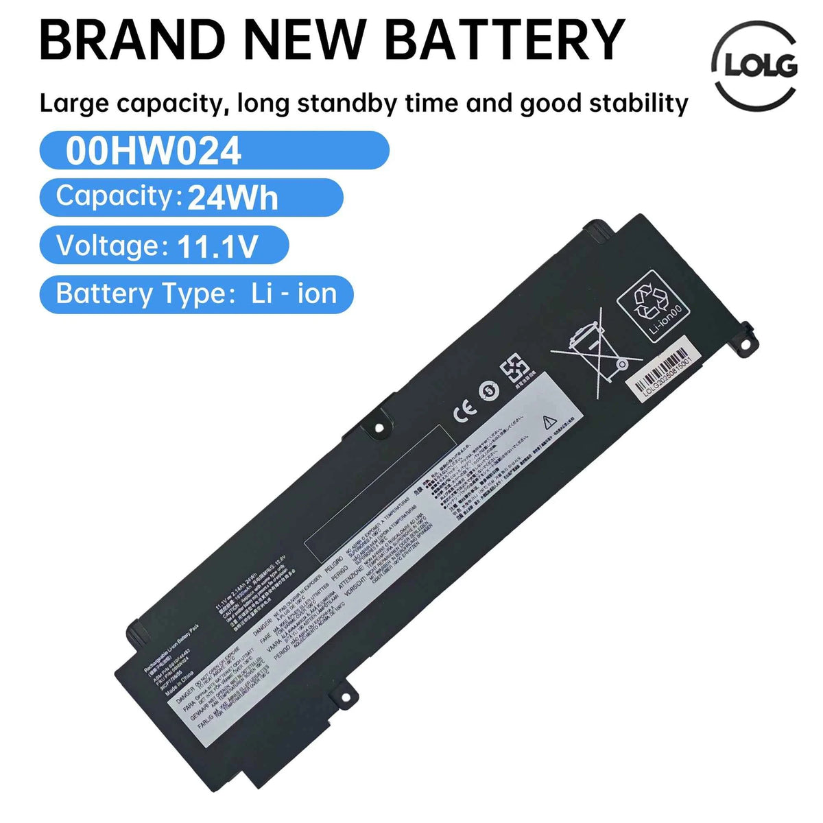 01AV405 Battery for Lenovo ThinkPad T460S T470S Series 01AV406 00HW022 00HW024 00HW025 00HW038 SB10J79002 SB10K97605