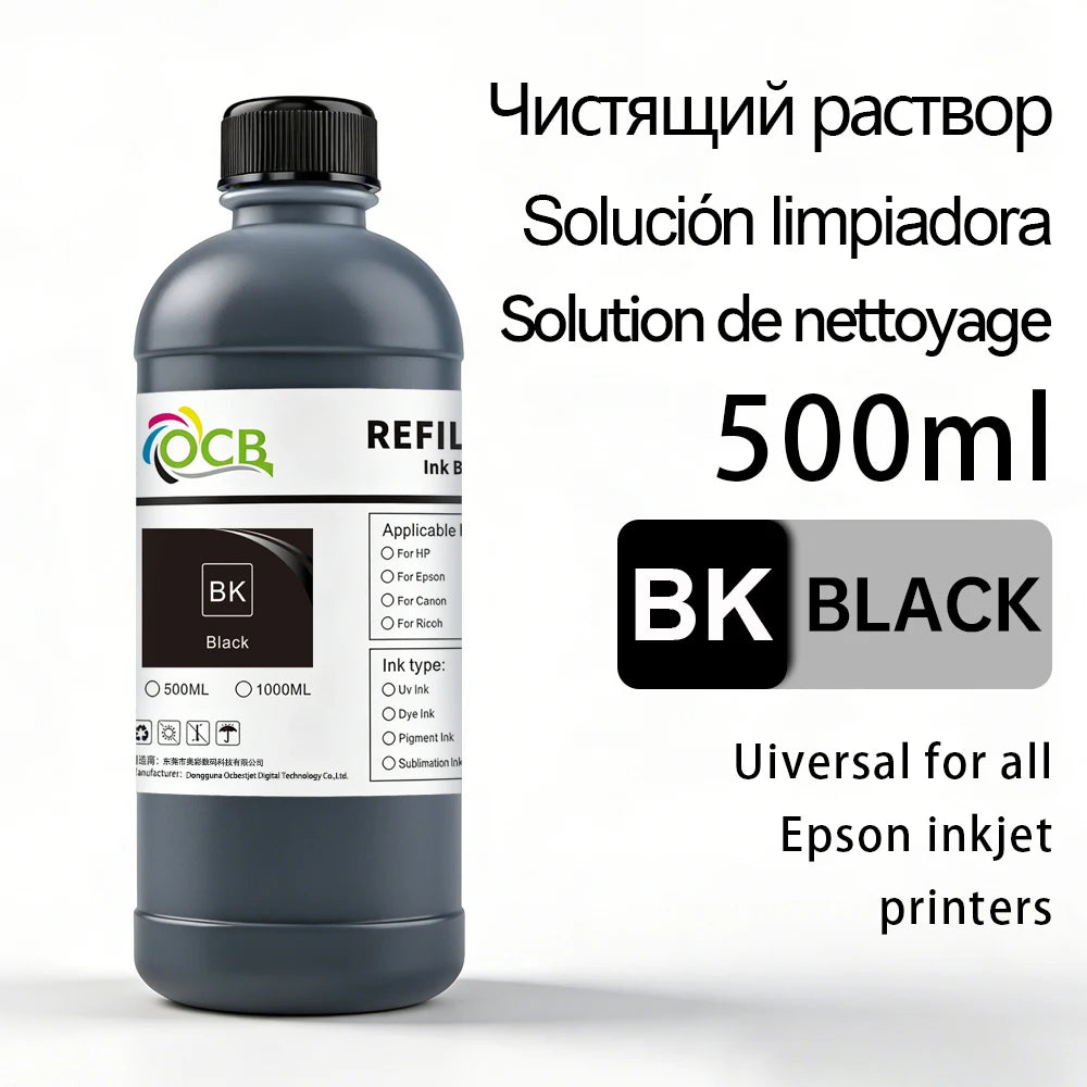 500ML Sublimation Ink DX5 TX800 I3200 I1600 L1800 1390 R1900 L800 XP600 L805 ET-15000 ET-8550 ET-8500 Heat Press Transfer Ink