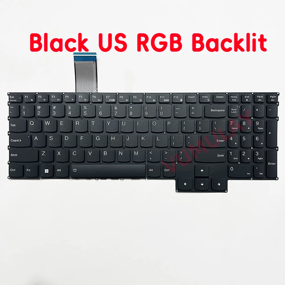 US/RU Backlit Keyboard for Lenovo Legion 5 Pro 16ITH6 16ITH6H 16ACH6 16ACH6H 16ARH7 16ARH7H 16IAH7 16IAH7H 82RF 82JD 82JQ 82RG