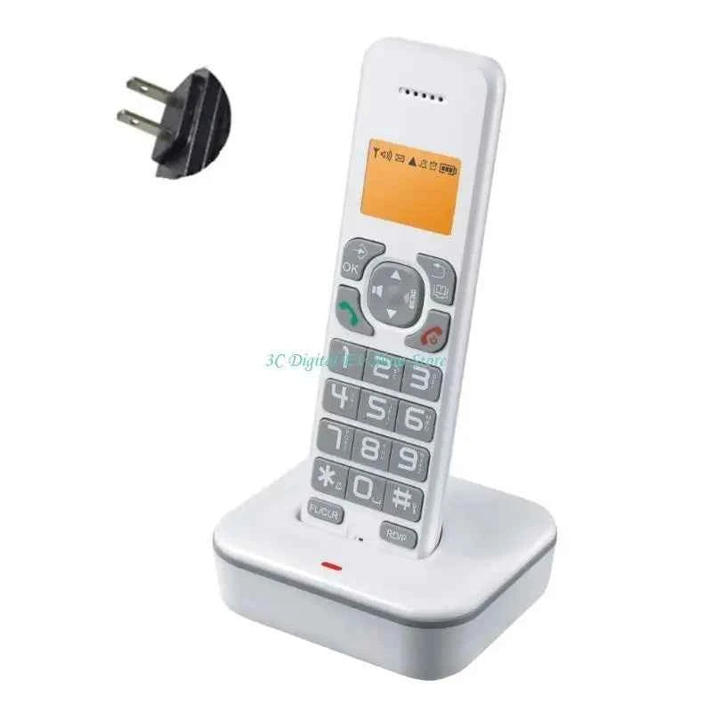 E74D Cordless Telephone Landline Phone Caller Display and Memory for Home Office