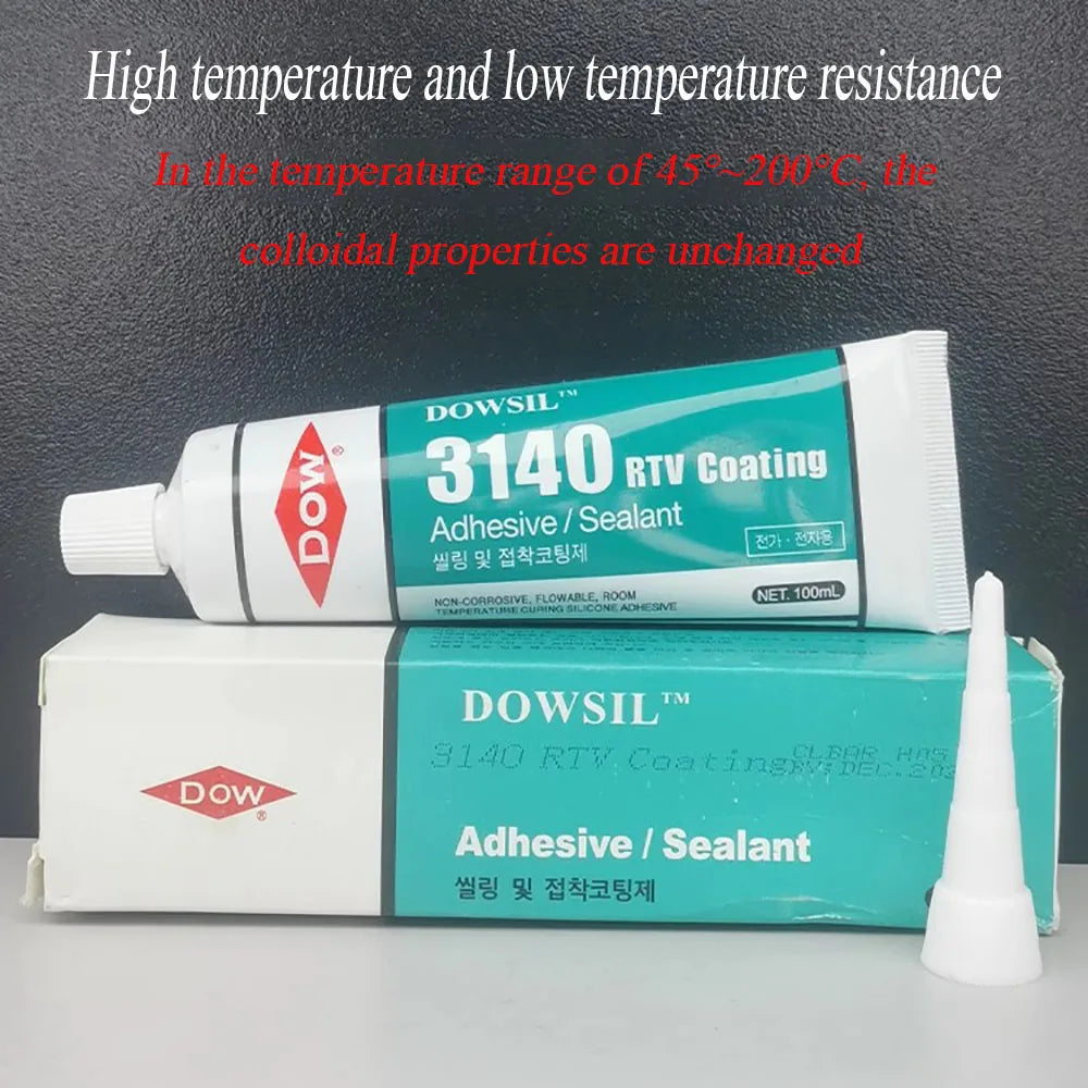 DOW 3140 3145 RTV Coating Electronic sealing silicone electronic components insulation high temperature resistant fixing glue