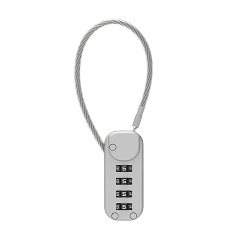 3 Digit Password Lock Mini Luggage Padlock Resettable Coded Lock Combination Lock Dormitory Cabinet Lock Backpack Zipper Lock
