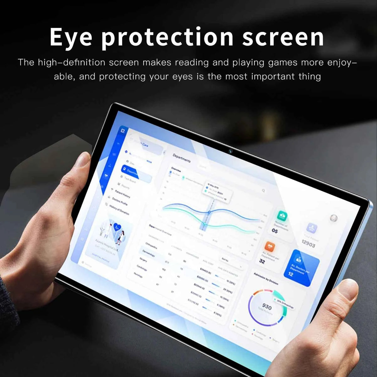 New 10.1 Inch Android Tablet Pc Google Play Octa Core Dual Cameras Dual SIM Phone Call Wifi Tablets 4GB RAM 64GB ROM