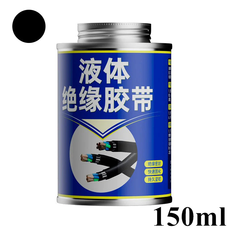 150ml Liquid Electrical Tape Waterproof Insulating Tape Sealant Electrical Wire Cable Coat Repair Glue Liquid Insulation Glue