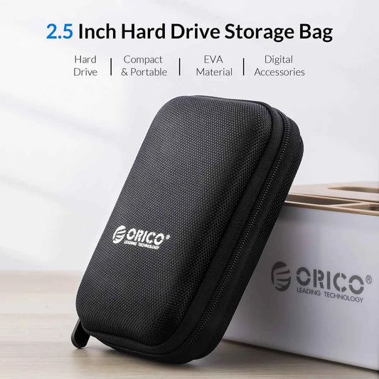 ORICO 2.5 Inch HDD Protection Box Bag Case for External Portable HDD Portable Bag Hard Drive Power Bank USB Cable