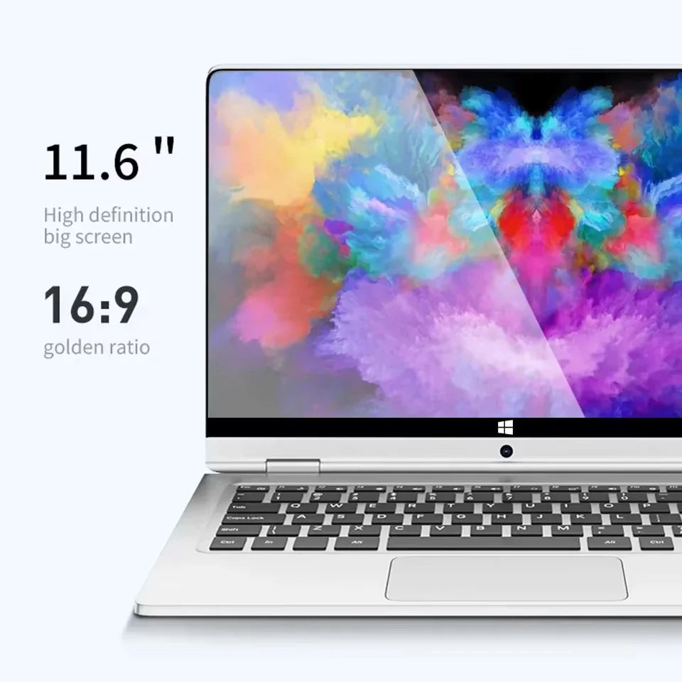 2-in-1 Touch Screen Laptop 11.6" – Intel i7-8500Y, 8GB RAM, 1TB SSD, 360° Flip, Windows 11, Tablet PC