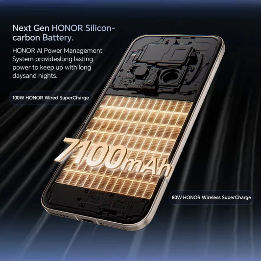 Honor Magic8 Pro 5G Global – 12GB+512GB, 6.71" 120Hz OLED, 200MP Camera, 7100mAh, 100W SuperCharge