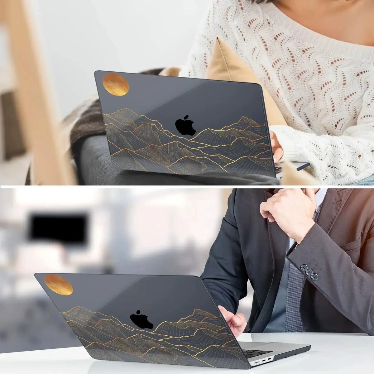 Laptop Case Quicksand Hard Shell For MacBook New Chip M1 Air 13 Pro 13 For Macbook New Pro 14 Pro 16 New Air13.6 M2 Cover Case