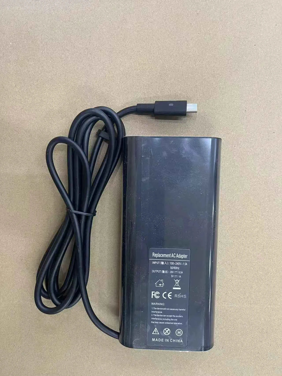130W USB/TYPE-C Laptop Power Adapter Slim For Dell Xps15 17 Precision 5550 5530 Latitude 7410 7310 7210 9410 9510 5420 5520 5510