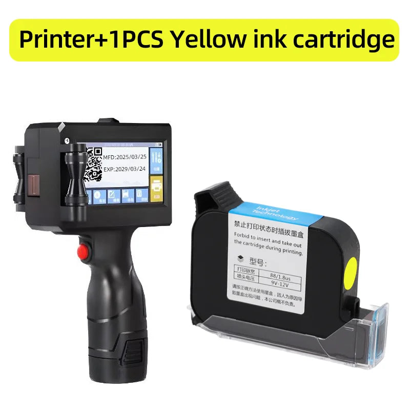 2588 2588+ JS10 12.7mm Portable Printers Handheld Inkjet Printer Text QR Barcode Batch Number Logo Image Date Printing Machine