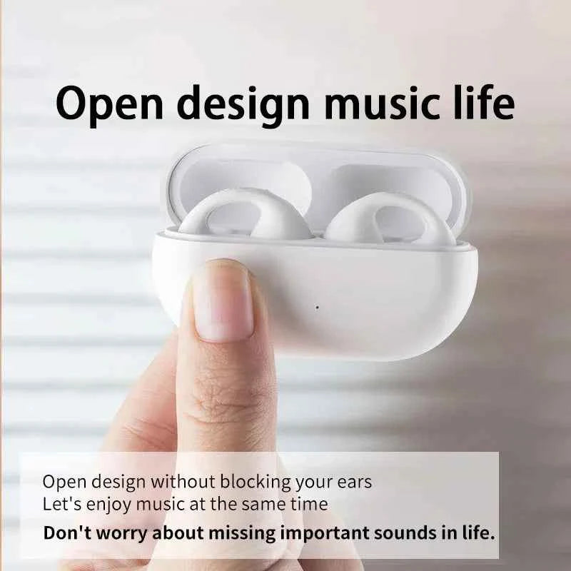 Bone Conduction Ear-Clip Wireless Bluetooth Headphones
